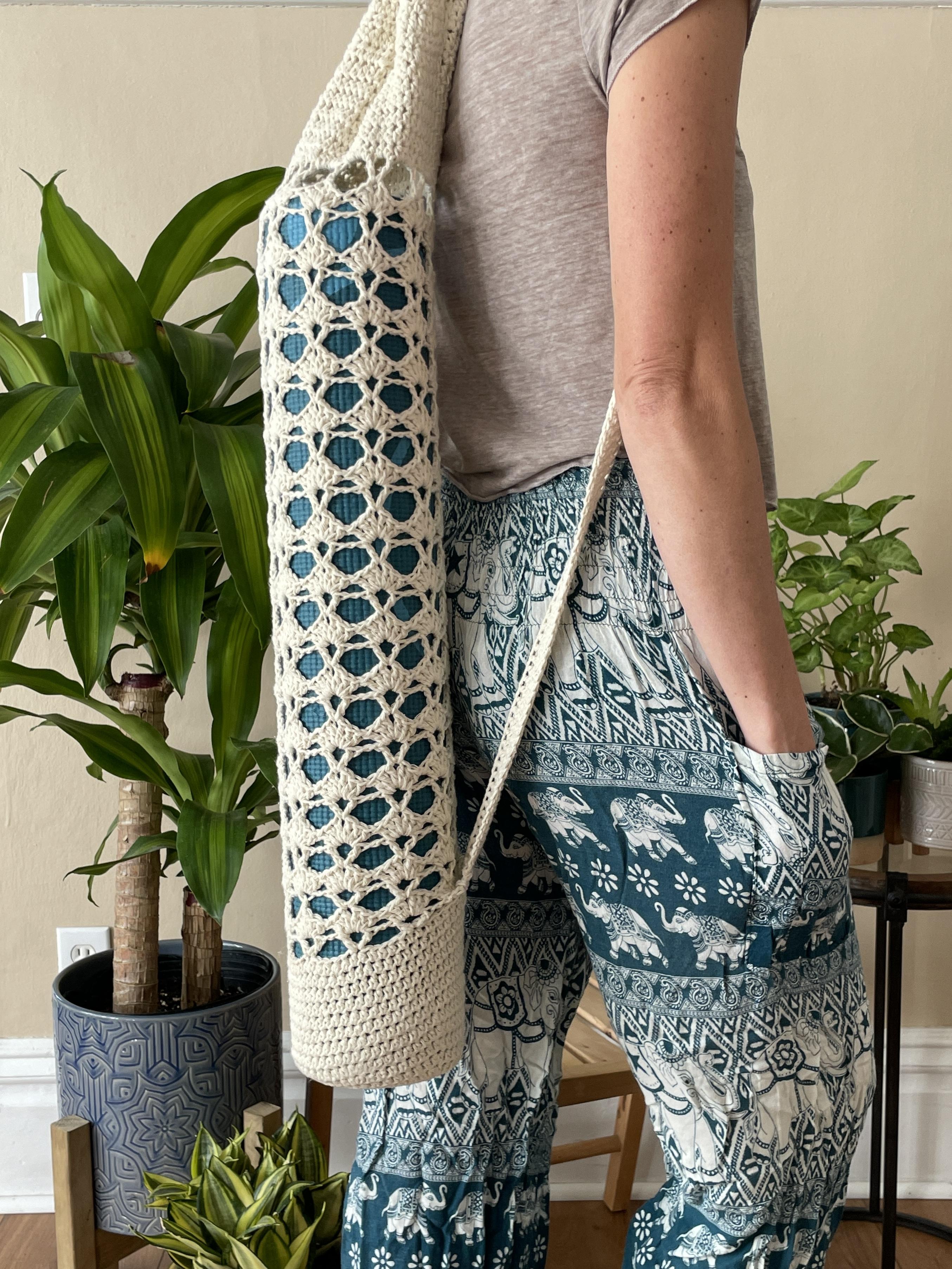 Yoga Mat Bag Free Crochet Pattern Get Your Zen On